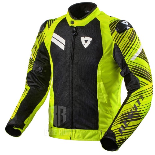 레빗 REV&#039;IT APEX AIR H2O JACKET (NEON-YELLOW BLACK) 방수 여름 라이더 자켓