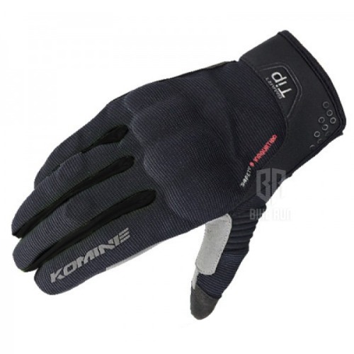 코미네 GK-183 PROTECT M-GLOVES BRAVE (BLACK) 스마트 메쉬 라이더 장갑