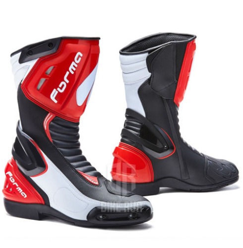 포르마 FORMA FRECCIA RACING BOOTS (BLACK WHITE RED) 라이더 부츠