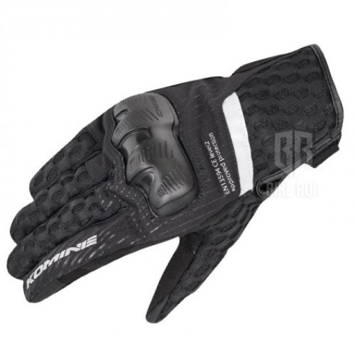 코미네 GK-244 SUPREME PROTECT MESH GLOVES (BLACK) 여름 소프트 메쉬 라이더 장갑