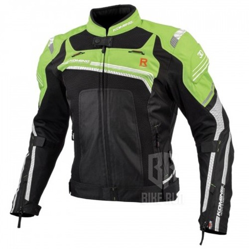 코미네 JK-130 R-SPEC MESH JACKET (LIME-GREEN BLACK) 메쉬 라이더 자켓