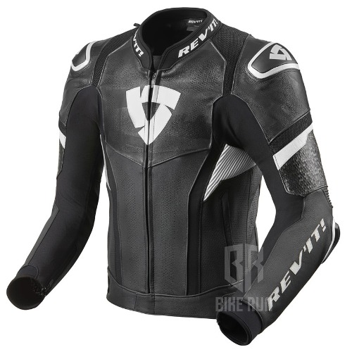 레빗 REV&#039;IT HYPERSPEED PRO LEATHER JACKET (BLACK WHITE) 라이더 가죽 자켓