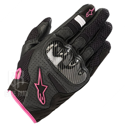 알파인스타 여성용 STELLA SMX-1 AIR V2 GLOVES (BLK FUCH) 오토바이 스쿠터 에어 메쉬 여름 숏 장갑