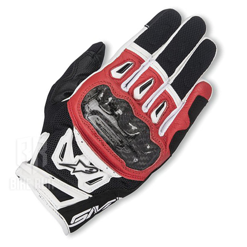 알파인스타 SMX-2 AIR CARBON V2 GLOVE (BLK RED WHT) 오토바이 스쿠터 여름 에어 메쉬 숏 보호 장갑