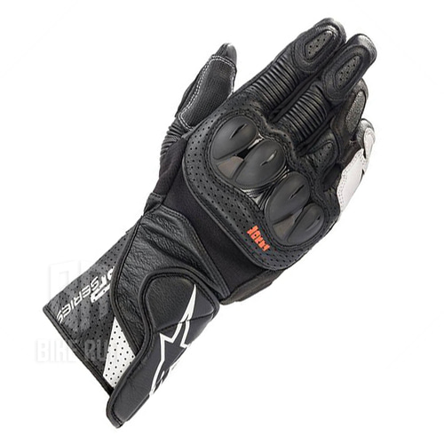 알파인스타 SP-2 V3 GLOVES (BLK WHT) 오토바이 가죽 레더 롱 보호 장갑