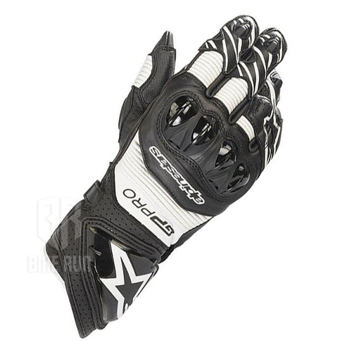 알파인스타 GP PRO R3 GLOVES (BLK WHT) 오토바이 가죽 레더 롱 보호 장갑