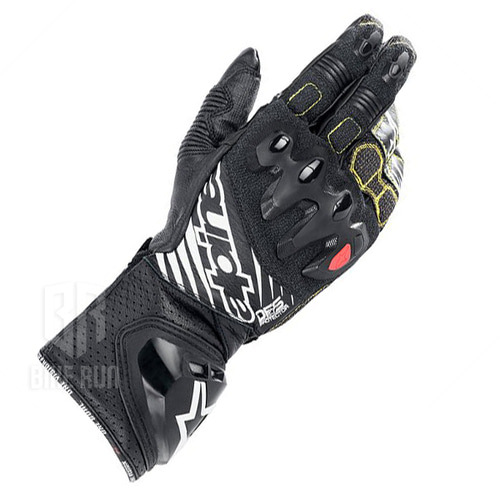 알파인스타 GP TECH V2 GLOVES (BLK WHT) 오토바이 가죽 레더 롱 보호 장갑