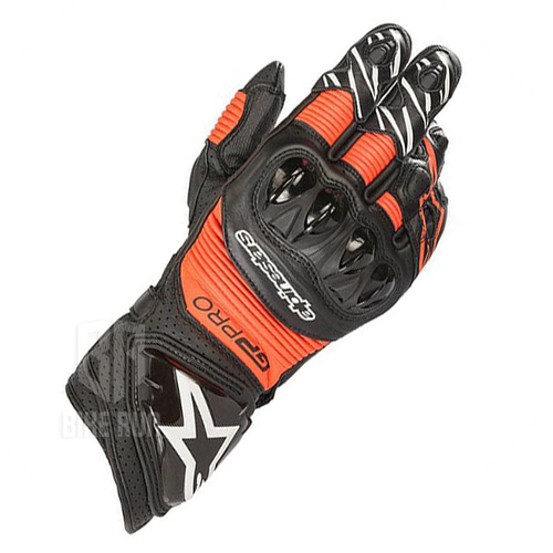 알파인스타 GP PRO R3 GLOVES (BLK RED.F) 오토바이 가죽 레더 롱 보호 장갑