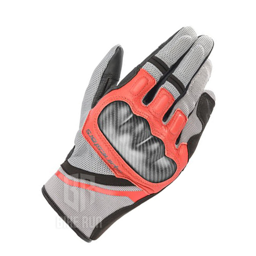 알파인스타 CHROME GLOVES (A.GRAY BLK B.RED) 오토바이 스쿠터 어반 숏 메쉬 여름 보호 글러브 바이크 장갑