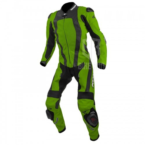 코미네 S-54 LEATHER SUIT (LIME GREEN) 레더 라이더 슈트