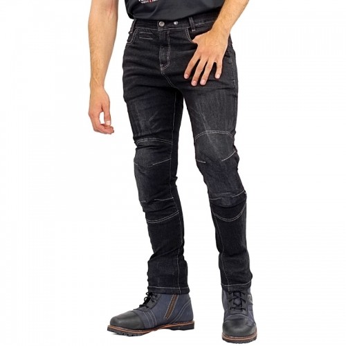 코미네 WJ-749R PROTECT JEANS (BLACK) 심플 청바지 프로텍터 진 오토바이 스쿠터 라이딩 라이더 팬츠