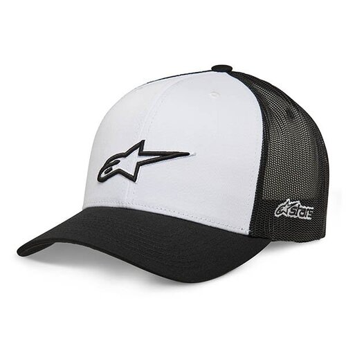 알파인스타 AGELESS OUTLINE TRUCKER HAT (WHT/BLK) 에이지리스 아웃라인 트래커 햇 캐주얼 바이크 오토바이 스쿠터 캡 모자