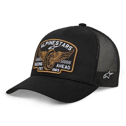 알파인스타 HERITAGE PATCH TRUCKER HAT (BLK/BLK) 해리테이지 패치 트래커 햇 캐주얼 바이크 오토바이 스쿠터 캡 모자