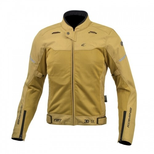 코미네 JK-158 P RIDER MESH JACKET (BEIGE) 여름 라이딩 메시 통풍 오토바이 스쿠터 라이더 자켓