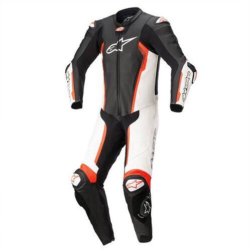 알파인스타 ALPINESTARS MISSILE V2 LEATHER SUIT 1 PC (BLK WHT RED.F) 오토바이 로드 서킷 원피스 세트 수트