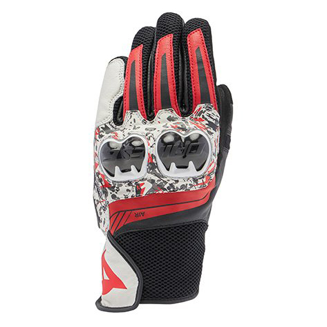 다이네즈 DAINESE MIG 3 UNISEX LEATHER GLOVES (BK RD-SP WH) 남녀공용 여름용 메쉬 통기 에어 레더 숏 미그 3 오토바이 스쿠터 글러브 장갑