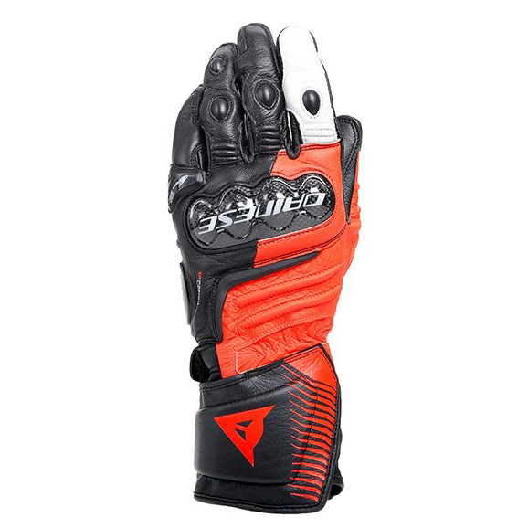 다이네즈 DAINESE CARBON 4 LONG LEATHER GLOVES (BK FL-RD WH) 레더 가죽 라이더 롱 스포츠 오토바이 스쿠터 글러브 장갑