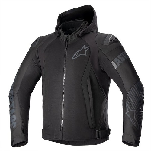 알파인스타 ALPINESTARS ZACA AIR JACKET (BLK BLK) 오토바이 스쿠터 에어 메쉬 내피 캐쥬얼 봄 여름 가을 후드 자켓