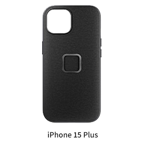 픽디자인 PEAK DESIGN 아이폰 iPhone 15 Plus 플러스 차콜 컬러 에브리데이 케이스 오토바이 스쿠터 휴대폰 거치대 자석 마그네틱 케이스