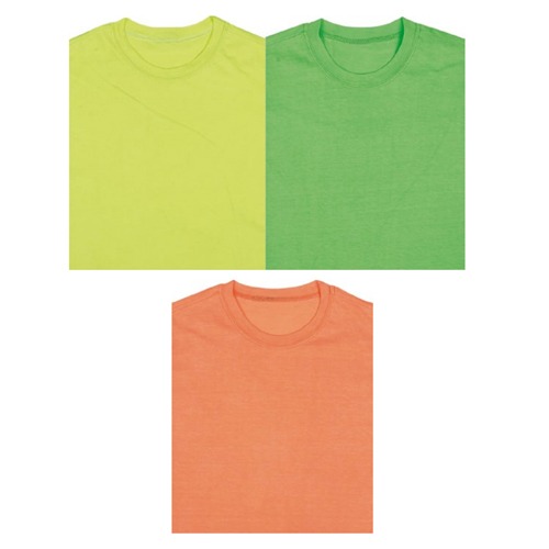 30수 형광 염색 반팔 라운드 티셔츠 (SP186)