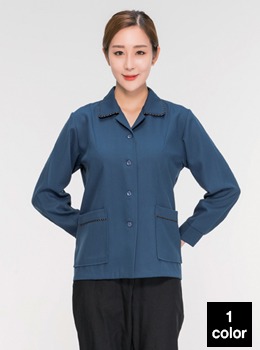 여성근무복 긴팔 미화복 청소복 (SSW-8016)
