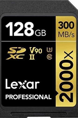 렉사 Professional 2000x128GB SDXC UHS-II 메모리 카드 미국-638075