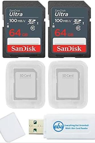 샌디스크 울트라64GB (2팩) SDXC UHS-I 카드클래스 10 미국-638072