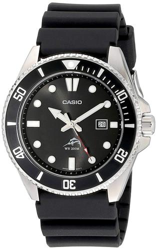 카시오 블랙 아날로그 방수 다이버 시계 Casio MDV1061AV