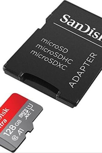 샌디스크 128GB 울트라 마이크로SDXC UHS-I 메모리 카드 미국-638050