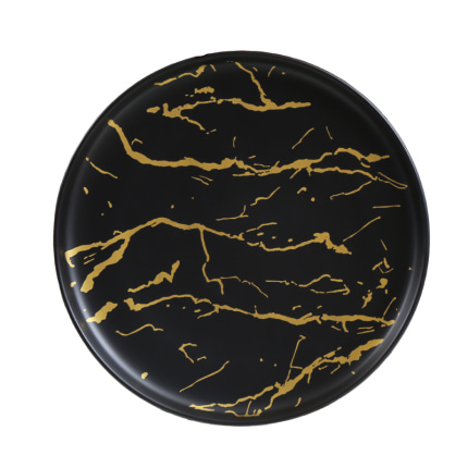 대리석 트레이 마블 유럽식 대리석무늬 식기 금변도자기원반탁의면반소-517317