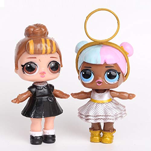 엘오엘 서프라이즈 L.O.L. Surprise Cute L.O.L dolls cake toppers,L.O.L Figure Cupcake Toppers Picks for Kids Birthday Party, Baby 미국출고-577402