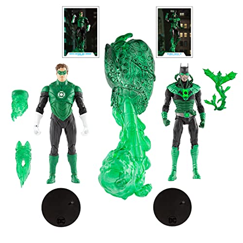 맥팔레인 토이 DC 멀티버스 Green Lantern Hal Jordan vs. Dawnbreaker 7인치 액션 멀티팩 601106 미국 피규어
