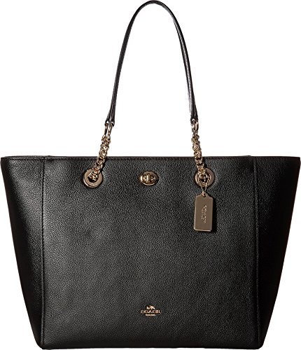 코치 여성 가방 백 Coach Pebbled Turnlock Chain Tote  미국출고-560333