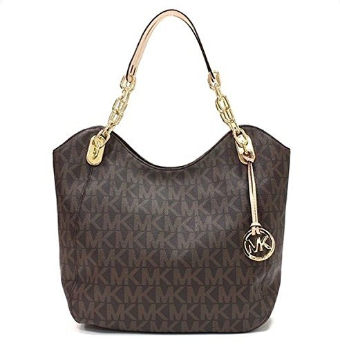 마이클코어스 Michael Kors Lilly 토트백 여성가방 Shoulder Bag (Large, Brown) 숄더백 미국출고-560491