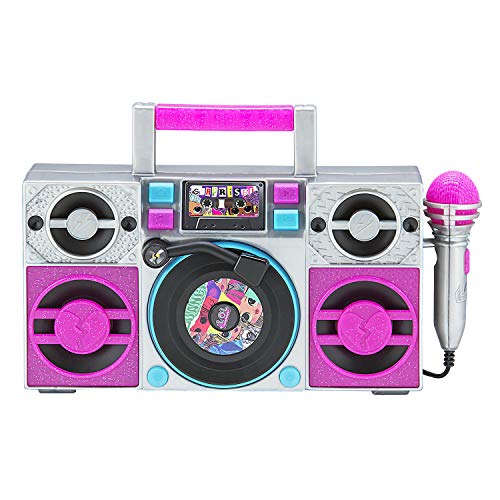 엘오엘 서프라이즈 L.O.L. Surprise OMG Remix Karaoke Machine Sing Along Boombox with Real Karaoke Microphone for Kids 미국출고-577336