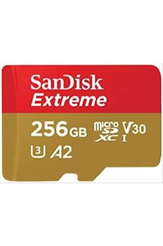 샌디스크 256GB Extreme MicroSDXC UHS-I 메모리 카드 - 최대 190MB/s 미국-638019
