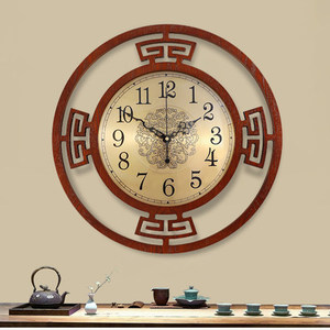 인테리어 인기 예쁜 벽시계 신중국식 시계 괘종가 거실 정음 아이덴티티 패션 아이디어 속에-503194