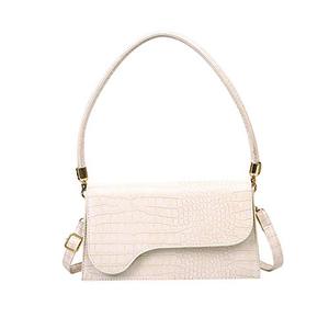 AMHDV Retro Classic Clutch 숄더백 Bag Crocodile Pattern Small Crossbody Handbag for Women  미국출고-560230