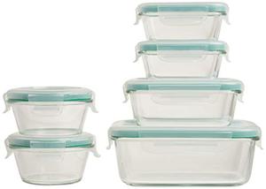 옥소 OXO Good Grips Smart Seal Container 12 Piece Glass Container Set, Clear 미국출고-578117