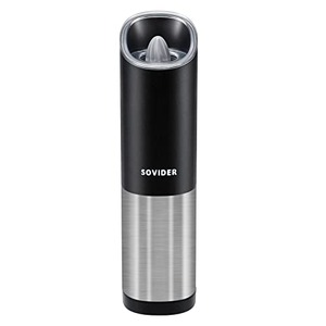 Sovider Pepper Mill 중력 센서가 내장된 USB 충전식 전기 페퍼밀 5단계 거칠기 소금 그라인더 독일