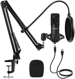 유튜브 방송 마이크 미국 스튜디오 USB 콘덴서, ike on Professional 192kHz/24bit Cardioid 녹음, 플러그-630558