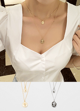 캔트 레이어드 necklace