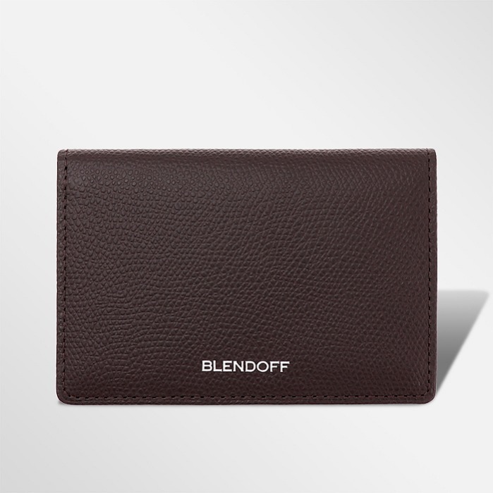 앱송 레더 명함지갑 [브라운]Epsom Leather  Business Cardholder [Brown]