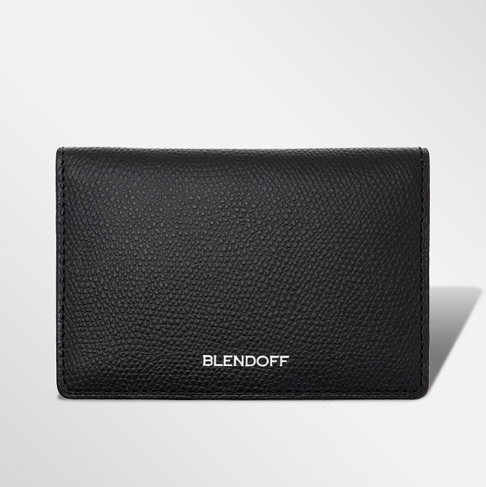 앱송 레더 명함지갑 [블랙]Epsom Leather  Business Cardholder [Black]