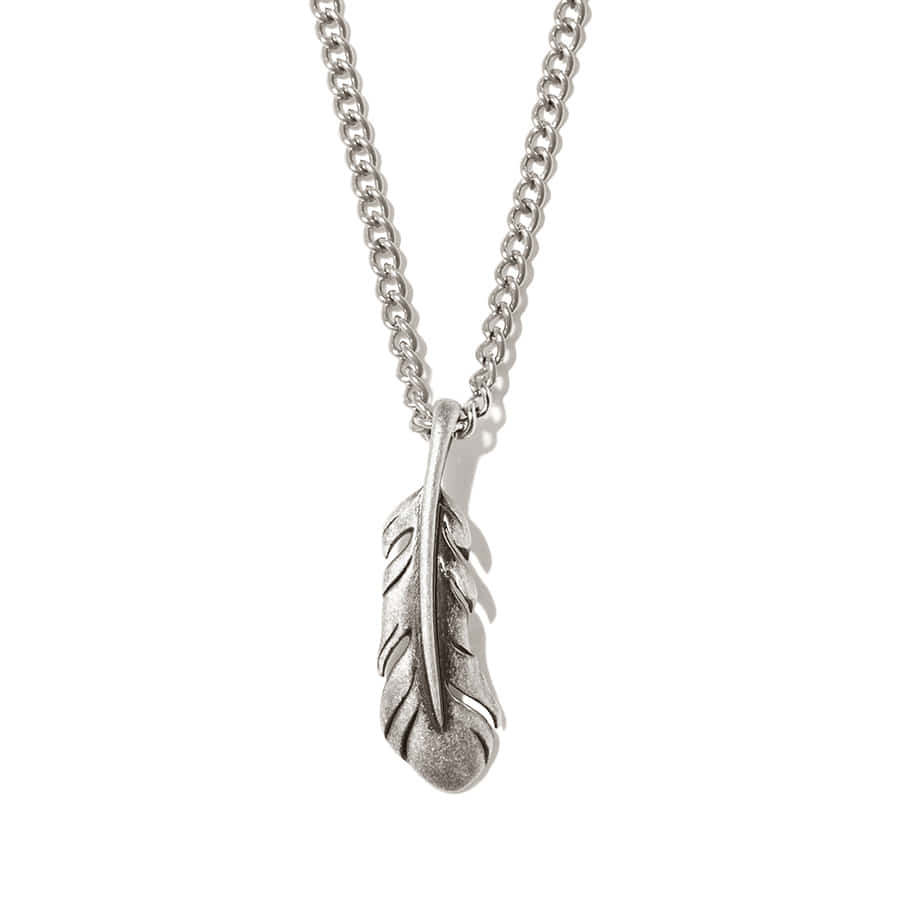 빈티지 피더 목걸이 [써지컬스틸]Vintage Feather Necklace