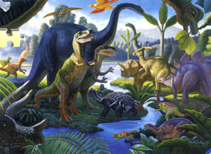공룡의 세계(100조각) 