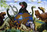 공룡들의 세계(40조각/판퍼즐)
