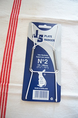 (6p입고) ENGLAND WHITE PLATE HANGER -4p품절