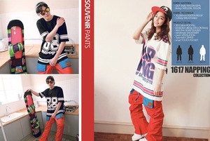 [NApPING]Souvenir Pants6 (수버니어6-red/blue)