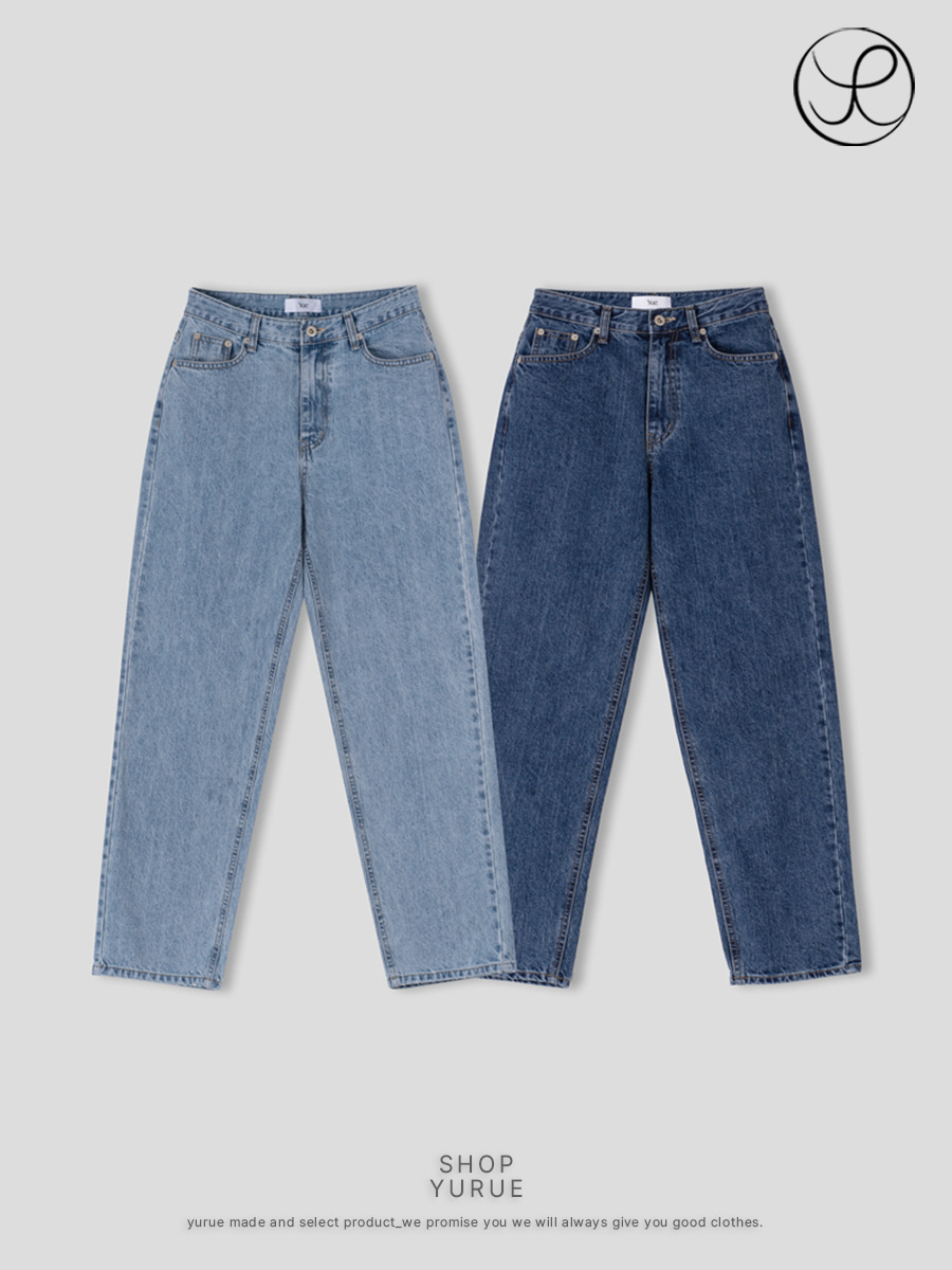 [Yue] Comfort Standard-Fit Denim (2color)